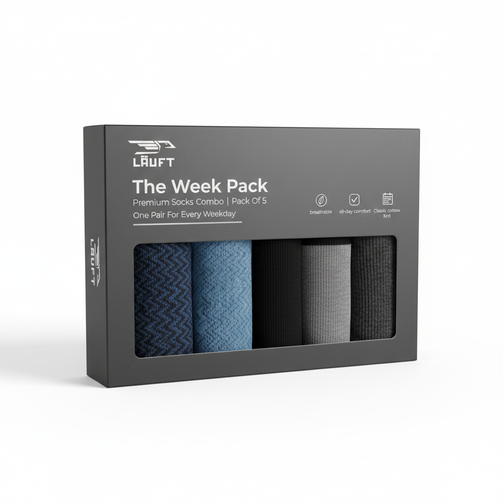the week pack – bamboo zig zag navy & sky blue, bamboo collar black & grey with cotton crew dark grey (pack of 5) the week pack – bamboo zig zag navy & sky blue, bamboo collar black & grey with cotton crew dark grey (pack of 5)